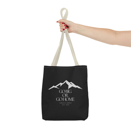Go Big or Go Home Tote Bag - Stylish Reusable Canvas Bag for Adventurers
