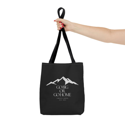 Go Big or Go Home Tote Bag - Stylish Reusable Canvas Bag for Adventurers