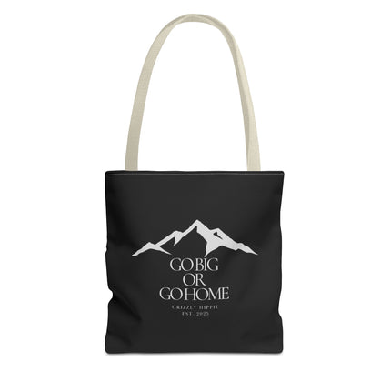 Go Big or Go Home Tote Bag - Stylish Reusable Canvas Bag for Adventurers