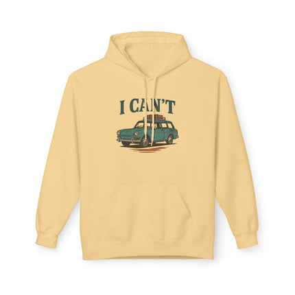 I Can't, Unisex Midweight Softstyle Fleece Hoodie