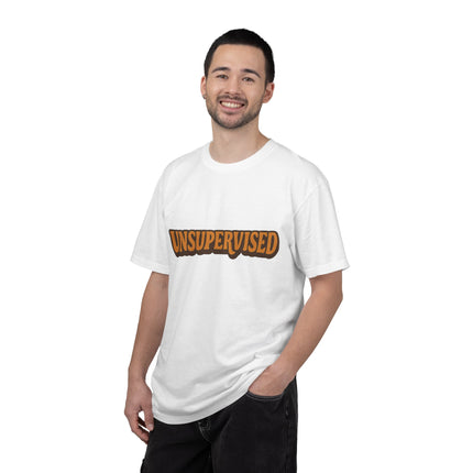 Unsupervised Graphic T-Shirt — Retro Orange Logo Tee