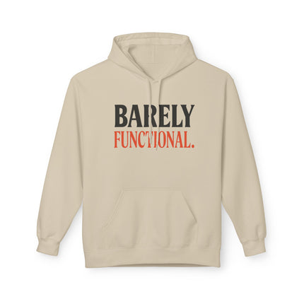 Barely Functional, Unisex Midweight Softstyle Fleece Hoodie