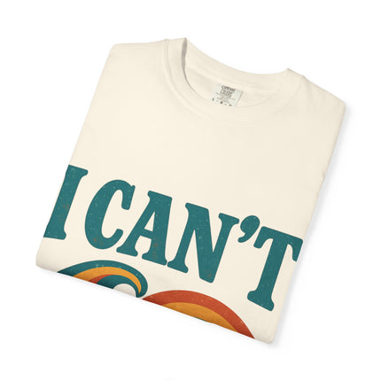 I Can't Wave Graphic T-Shirt — Retro Surf Tee