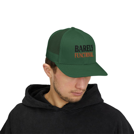 Barely Functional - Snapback Trucker Cap