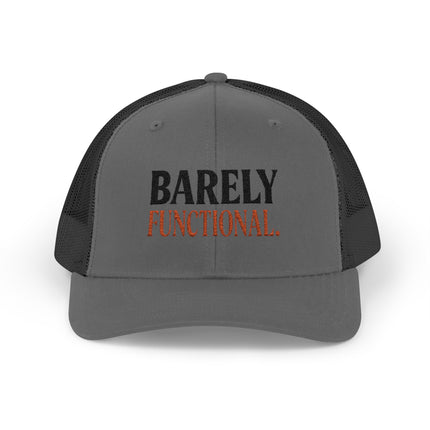 Barely Functional - Snapback Trucker Cap