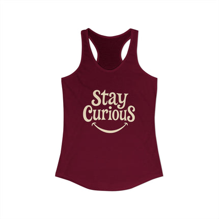 Stay Curious - Women's Ideal Racerback Tank