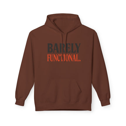 Barely Functional, Unisex Midweight Softstyle Fleece Hoodie