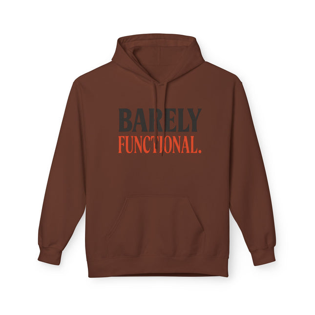 Barely Functional, Unisex Midweight Softstyle Fleece Hoodie
