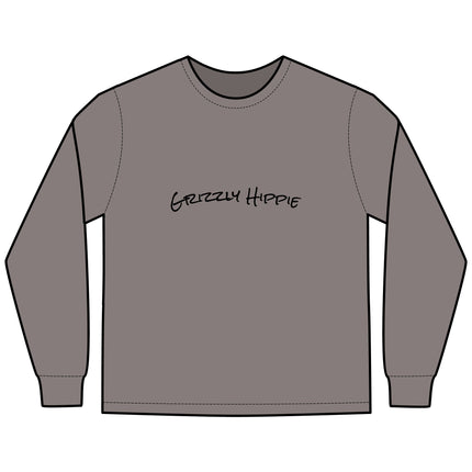 Stay Curious Long Sleeve Tee — "Grizzly Hippie" Vintage Graphic
