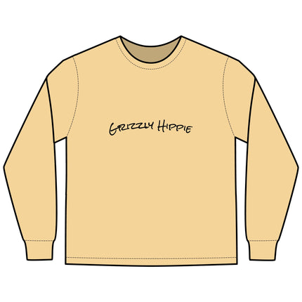 Stay Curious Long Sleeve Tee — "Grizzly Hippie" Vintage Graphic