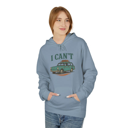 I Can't, Unisex Midweight Softstyle Fleece Hoodie