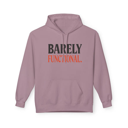 Barely Functional, Unisex Midweight Softstyle Fleece Hoodie