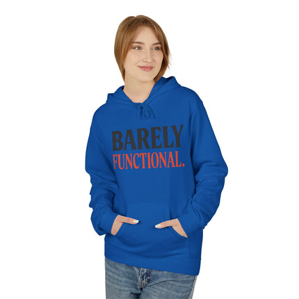 Barely Functional, Unisex Midweight Softstyle Fleece Hoodie