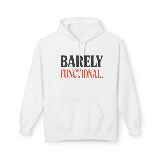 Barely Functional, Unisex Midweight Softstyle Fleece Hoodie