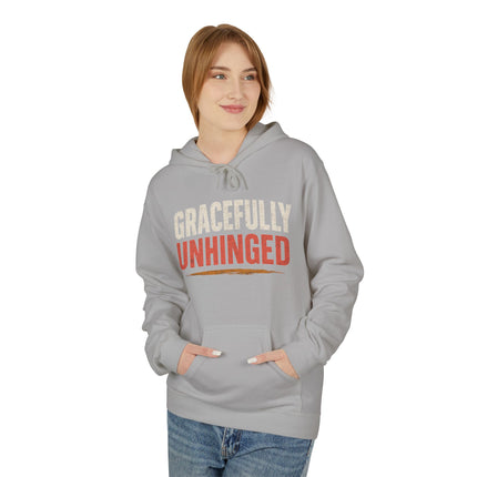 Gracefully Unhinged, Unisex Midweight Softstyle Fleece Hoodie
