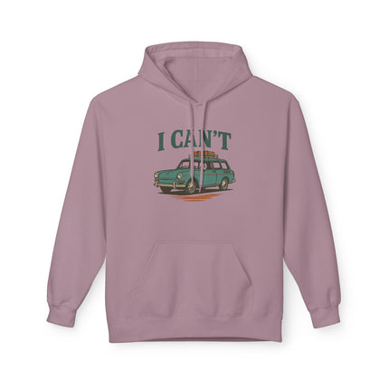 I Can't, Unisex Midweight Softstyle Fleece Hoodie