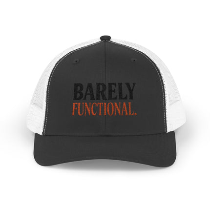 Barely Functional - Snapback Trucker Cap