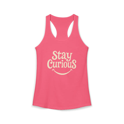 Stay Curious - Women's Ideal Racerback Tank