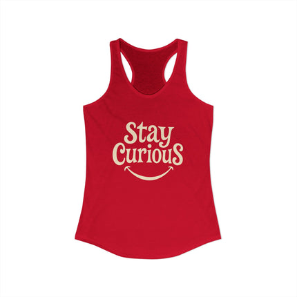 Stay Curious - Women's Ideal Racerback Tank