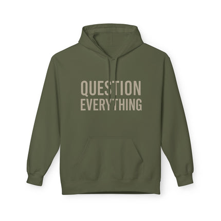 Question Everything  - Thought-Provoking Casual Hoodie