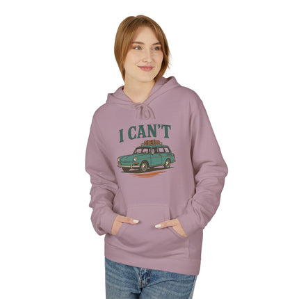 I Can't, Unisex Midweight Softstyle Fleece Hoodie
