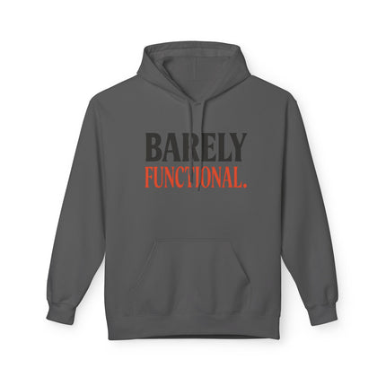 Barely Functional, Unisex Midweight Softstyle Fleece Hoodie
