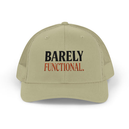 Barely Functional - Snapback Trucker Cap