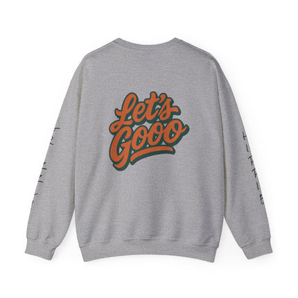"Let's Gooo" Retro Script Graphic