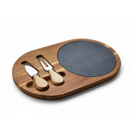 Smoked and Seasoned - Charcuterie Board (Engraving)