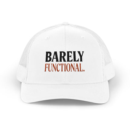 Barely Functional - Snapback Trucker Cap