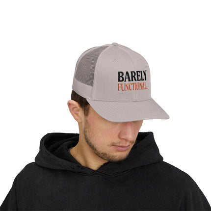 Barely Functional - Snapback Trucker Cap