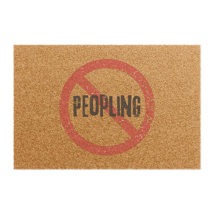 No Peopling Doormat
