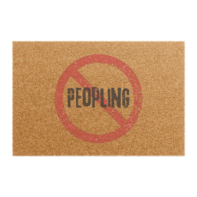 No Peopling Doormat