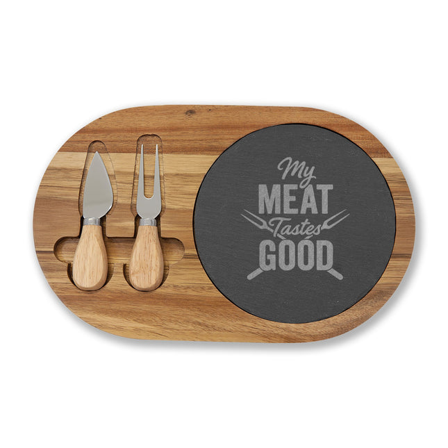 My Meat Tastes Good - Charcuterie Board (Engraving)