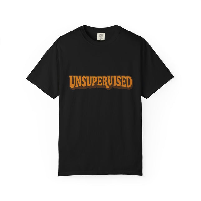 Unsupervised Graphic T-Shirt — Retro Orange Logo Tee