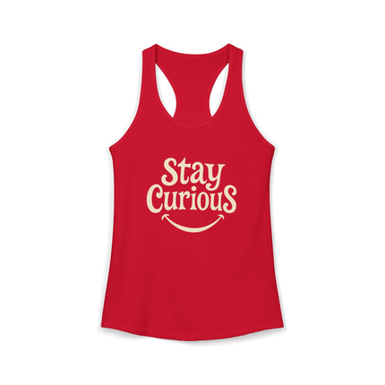 Stay Curious - Women's Ideal Racerback Tank