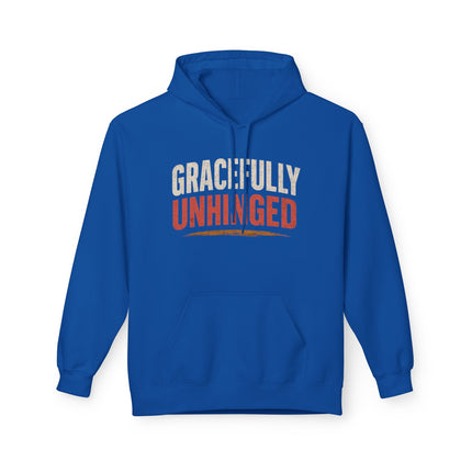 Gracefully Unhinged, Unisex Midweight Softstyle Fleece Hoodie