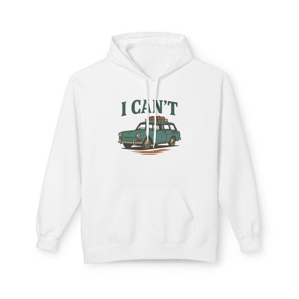 I Can't, Unisex Midweight Softstyle Fleece Hoodie