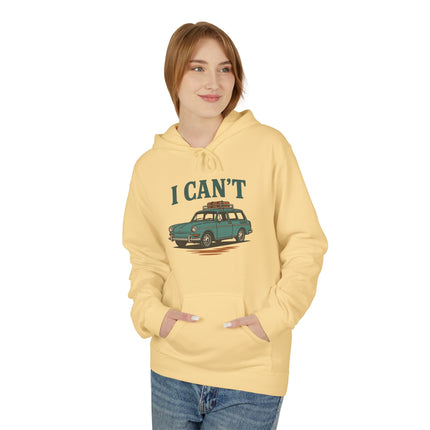 I Can't, Unisex Midweight Softstyle Fleece Hoodie
