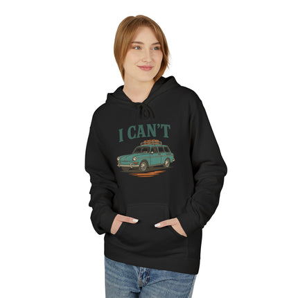 I Can't, Unisex Midweight Softstyle Fleece Hoodie
