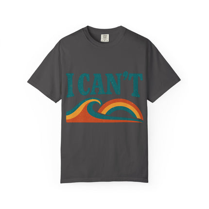 I Can't Wave Graphic T-Shirt — Retro Surf Tee