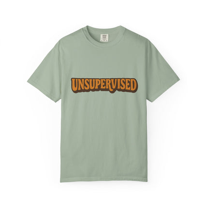 Unsupervised Graphic T-Shirt — Retro Orange Logo Tee