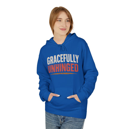 Gracefully Unhinged, Unisex Midweight Softstyle Fleece Hoodie