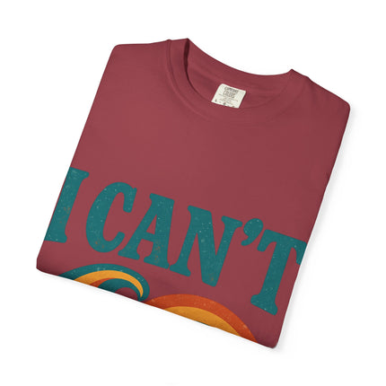 I Can't Wave Graphic T-Shirt — Retro Surf Tee