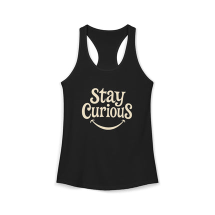 Stay Curious - Women's Ideal Racerback Tank