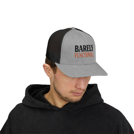 Barely Functional - Snapback Trucker Cap