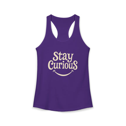 Stay Curious - Women's Ideal Racerback Tank