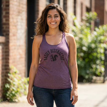 Easily Distracted Women's Racerback Tank Top