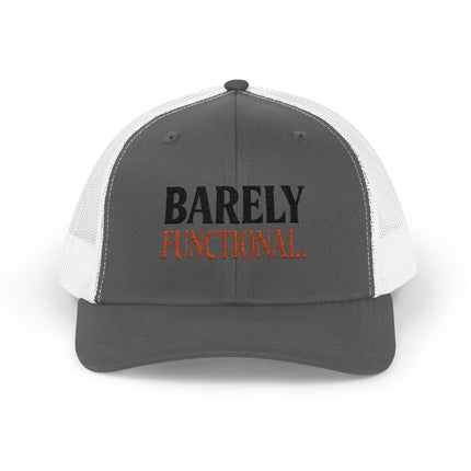 Barely Functional - Snapback Trucker Cap