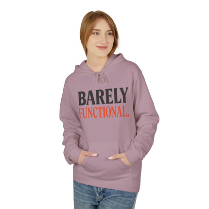 Barely Functional, Unisex Midweight Softstyle Fleece Hoodie